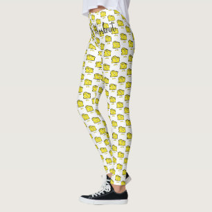 Travail ringeux Leggings blancs