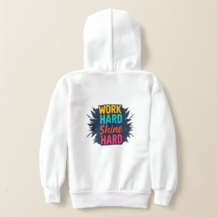 Travailler dur, briller Sweatshirt dur