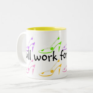 Travaillera pour Chaussures Café Mug