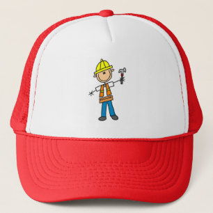Travailleur de la construction avec le casquette