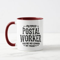 Travailleur de poste retraité Mailman Funny Mug
