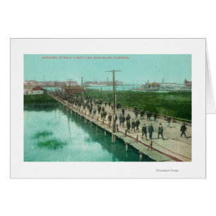 Travailleurs de triage de la marine américaine en