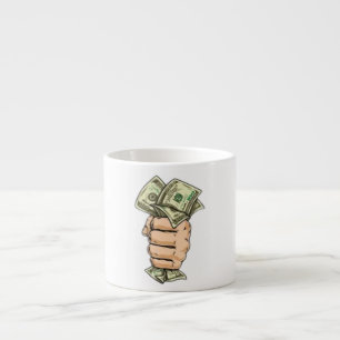 Travaillez Dur, Gagnez Plus – Mug Argent