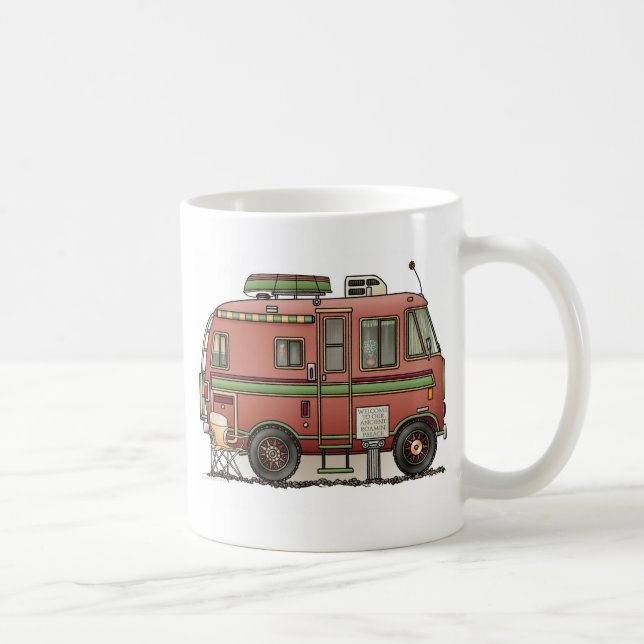 Travco Motor Home Camper RV Coffee Mug (Right)