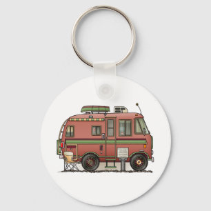 Travco Motor Home Camper RV Keychain