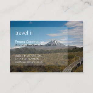 Travel 2 - Mount Tongariro Business Card