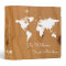 Travel adventures / world map on wood, custom