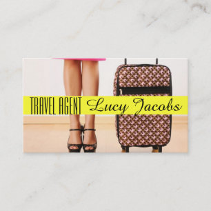 Travel Agency, Agent Business Card