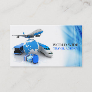Travel Agency, Agent Business Card