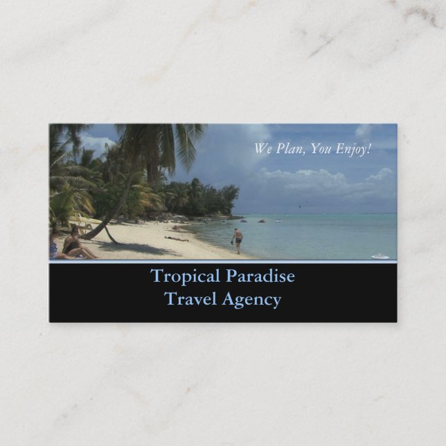 Travel Agency Business Card (Front)