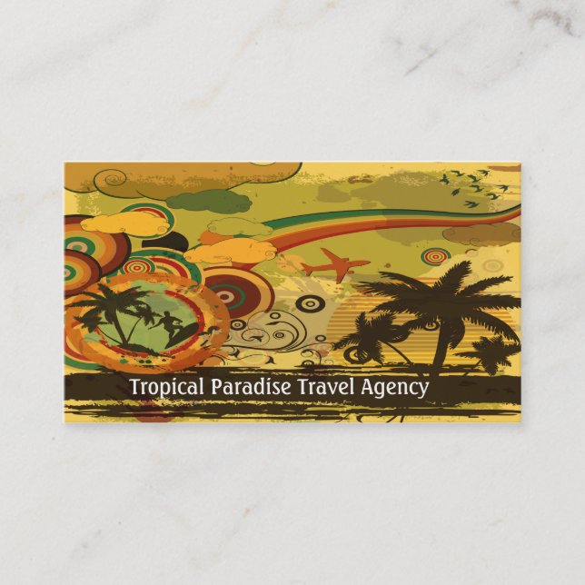 Travel Agency Business Card (Front)