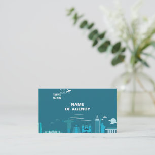 Travel agency business card