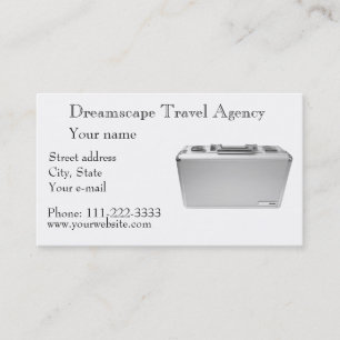 Travel agency business card