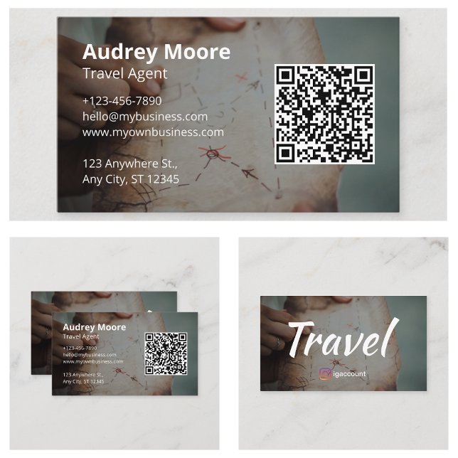 Travel Agency’s Business Card (Travel Agency’s Business Cards)
