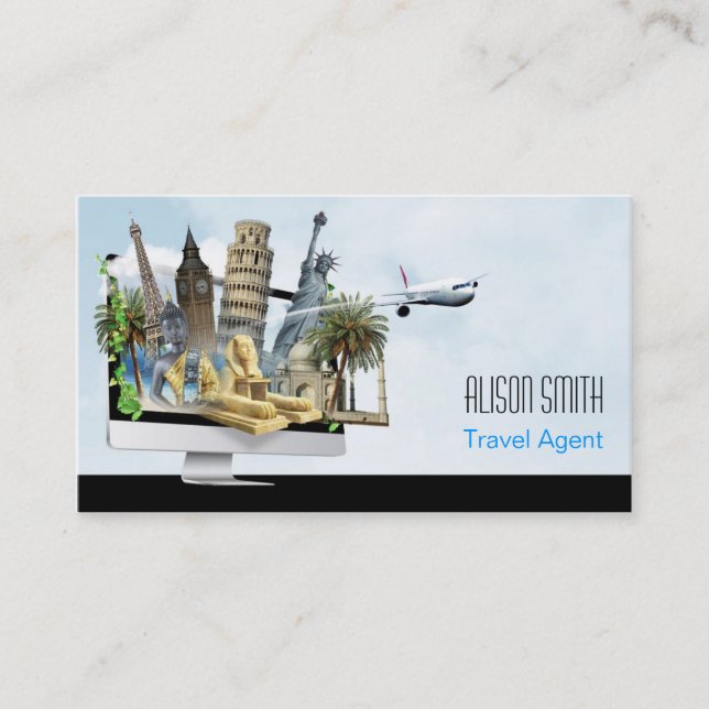 Travel Agent Business Card (Front)