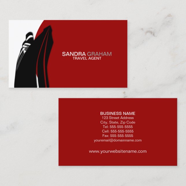 Travel Agent / Cruise Ship Business Card (Front/Back)