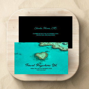 Travel Agent, Vacation, Tropical, Worldwide  Business Card