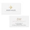 Travel Agent White Business Card with an Airplane