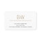 Travel Agent White Business Card with an Airplane