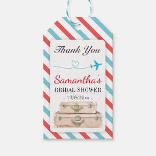 Travel Airline Bridal Shower Favour Tags Guest Gif