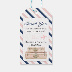 Travel Airline Wedding Engagement Favour Luggage Gift Tags