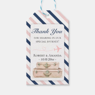 Travel Airline Wedding Engagement Favour Luggage Gift Tags