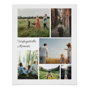 Travel and Family Customizable Collage Poster