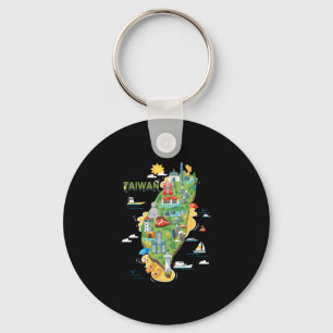 Travel Around Asia Taiwan Taipei Family Vacation S Keychain