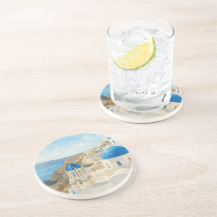 Travel Art Coaster • Holiday Wanderlust Gift