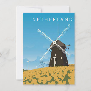 Travel Art Netherland Invitation