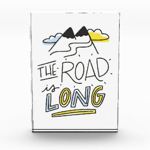 Travel Art The Road Is Long Photo Block