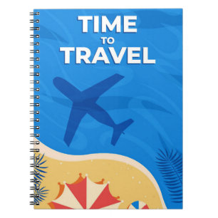 Travel Art Time To Travels Notebook