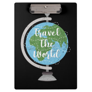 Travel Art Travel The World Clipboard