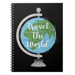 Travel Art Travel The World Notebook