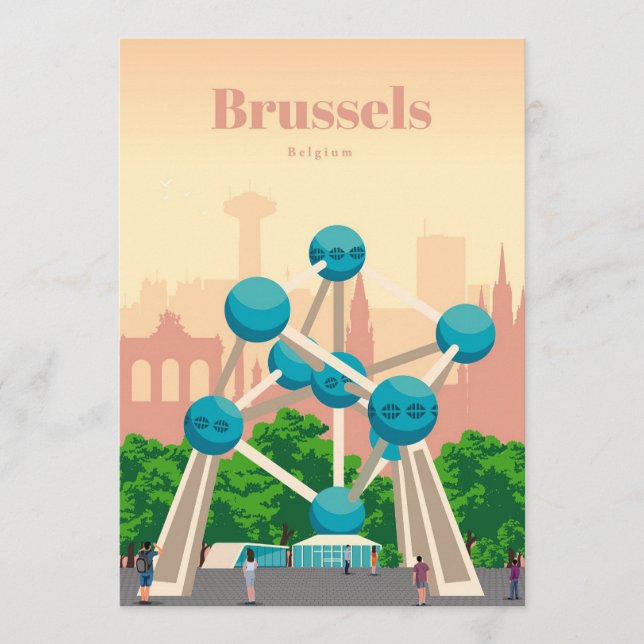 Travel Art Travel To Brussels Program (Front)