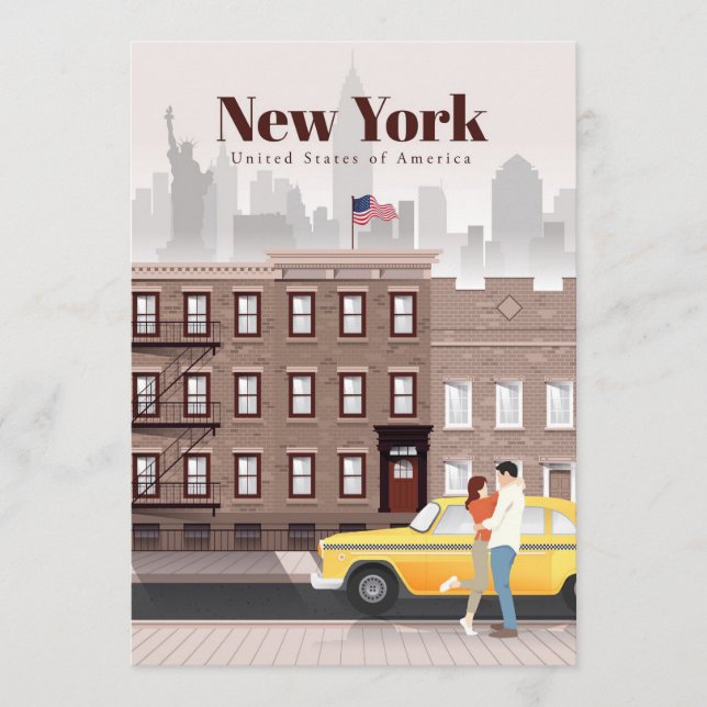 Travel Art Travel To New York City Program (Front)