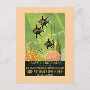 Travel Australia, Great Barrier Reef, Postcard