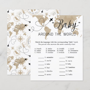 Travel Baby Shower Game