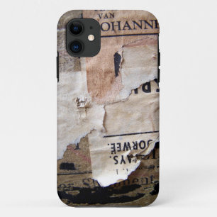 Travel baggage Stickers Tags & Labels - Grunge Tex iPhone 11 Case