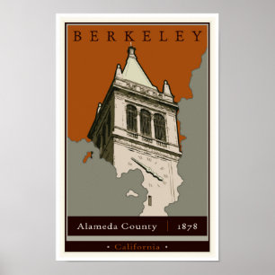 Travel Berkeley Poster