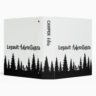 Travel Binder For Campers, RVs, and Van Homes