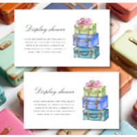 Travel Bridal Shower Display shower 