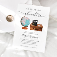 Travel Bridal Shower Love Is An Adventure