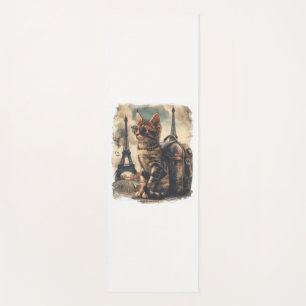 Travel Buddy Cat Yoga Mat