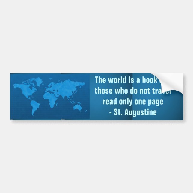 travel bumper sticker (Front)