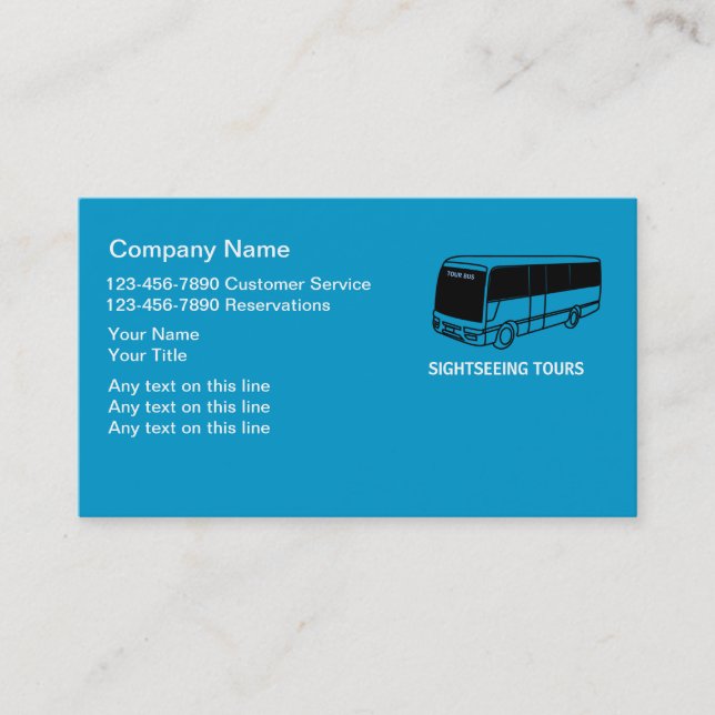 Travel Business Cards (Front)