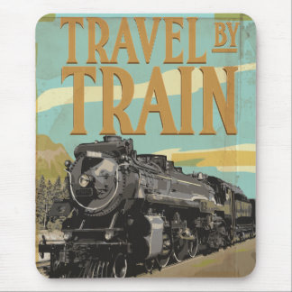 Travel By Train Mouse Pad
