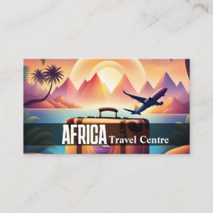 Travel Centre Travel Agency Explore Adventure Business Card