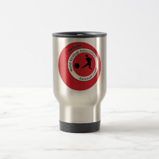 Travel Coffee Mug - Kickball Logo