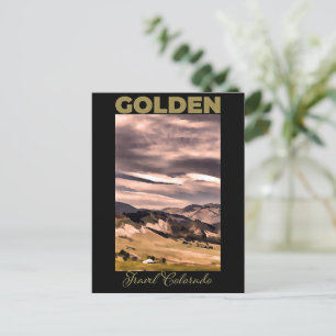 Travel Colorado, vintage travel poster, Postcard